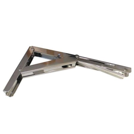 Hd HD SUSEB 303 EP Sugatsune Folding Shelf Bracket; Stainless Steel; 12 in. SUSEB 303 EP